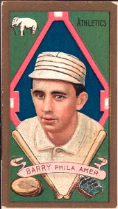 John J. Barry, Philadelphia Athletics, baseball card portrait LCCN2008677888