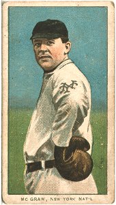 John McGraw, New York Giants, baseball card portrait LCCN2008676499