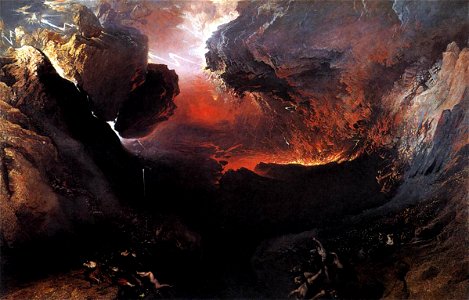 John Martin - Great Day of His Wrath - WGA14150. Free illustration for personal and commercial use.