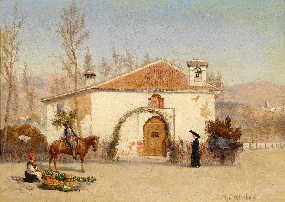 John Mulcaster Carrick Mosque near Granada