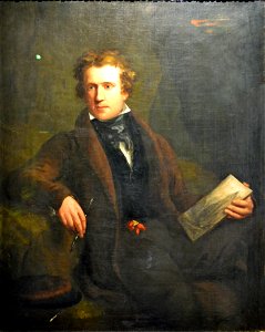 John King, Portrait de Francis Danby (1828). Free illustration for personal and commercial use.
