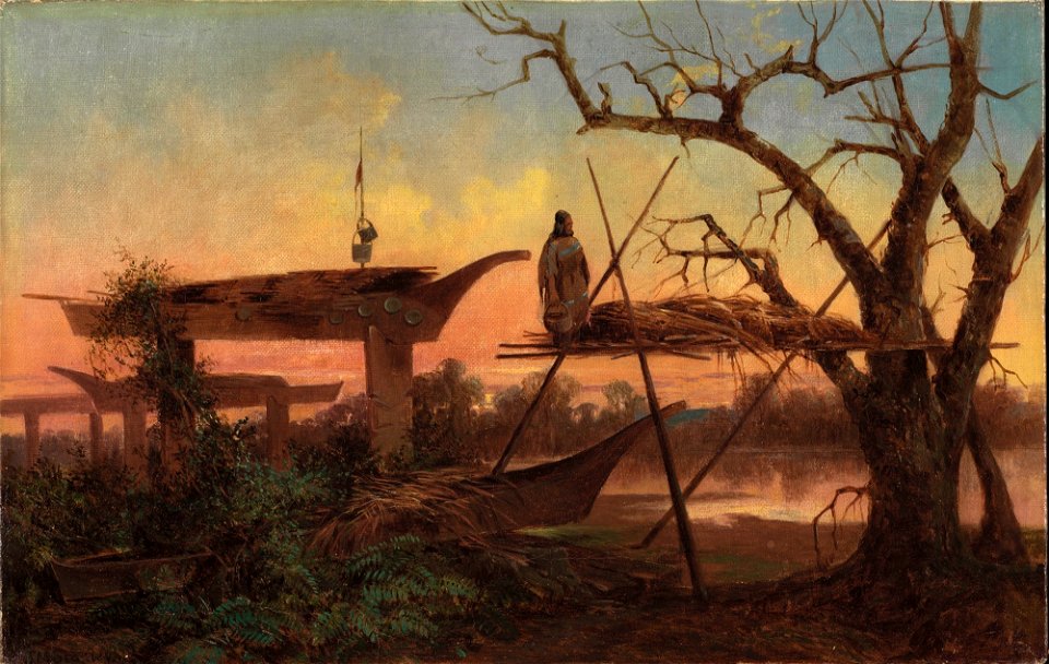 John Mix Stanley - Chinook Burial Grounds - 41.64 - Detroit Institute of Arts