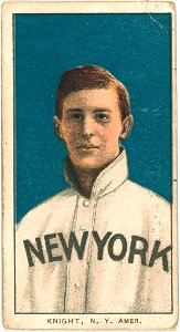 John Knight, New York Highlanders, baseball card portrait LCCN2008676821