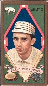 John J. Barry, Philadelphia Athletics, baseball card portrait LCCN2008677888