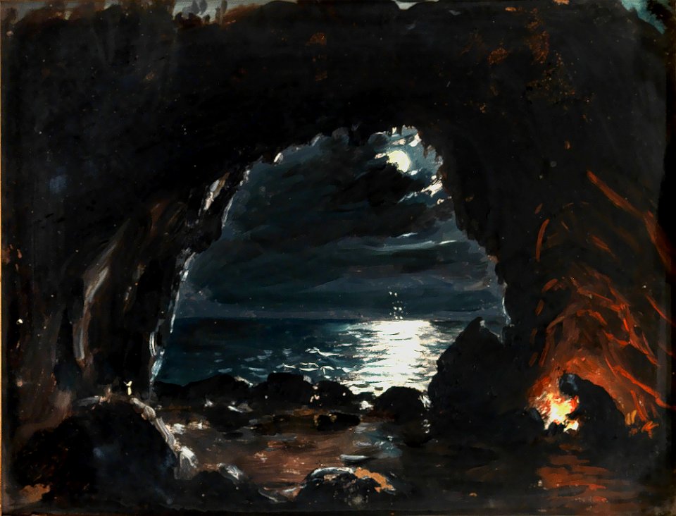 John O'Brien Inman - Cave Scene - XX98H - Smithsonian American Art Museum