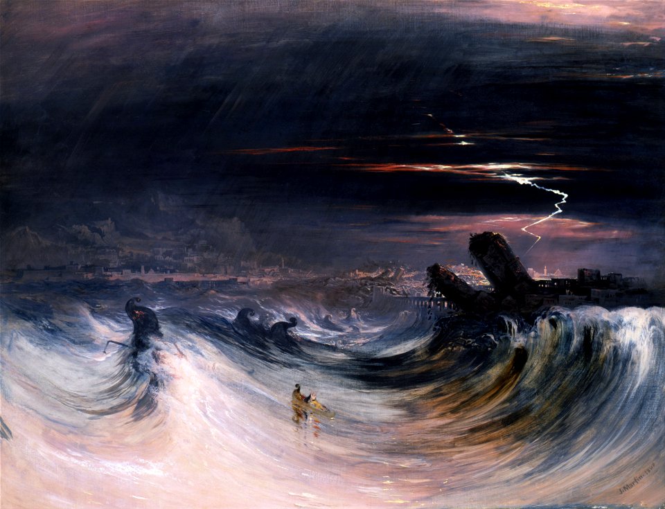 John Martin - Destruction of Tyre - Google Art Project
