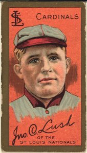 John Lush, St. Louis Cardinals, baseball card portrait LCCN2008677421