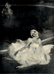 John Lavery - Anna Pavlova als sterbender Schwan, 1912