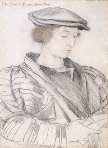 John More, son of Sir Thomas More, by Hans Holbein the Younger