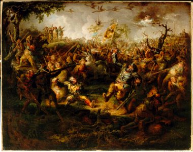 John Quidor - A Battle Scene from Knickerbocker's History of New York - 48.468 - Museum of Fine Arts