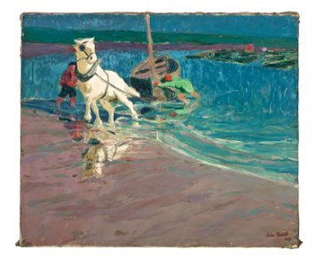 John Noble - The White Horse (Horse at the Ford) - 38.30 - Indianapolis Museum of Art