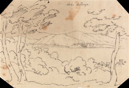 John Robert Cozens - Lake of Perugia - Google Art Project