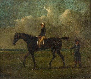 John Nost Sartorius (1759-1828) - A Racehorse with Jockey up and an Attendant - 515518.5 - National Trust