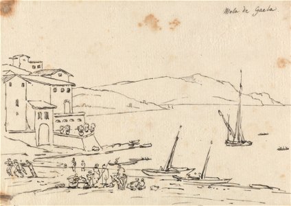 John Robert Cozens - Mola di Gaeta - Google Art Project