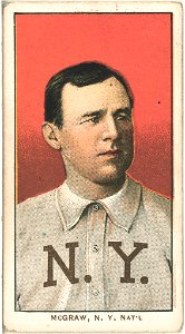 John McGraw, New York Giants, baseball card portrait LCCN2008676496