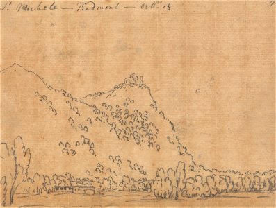 John Robert Cozens - Saint Michele, Piedmont, October 18 - Google Art Project