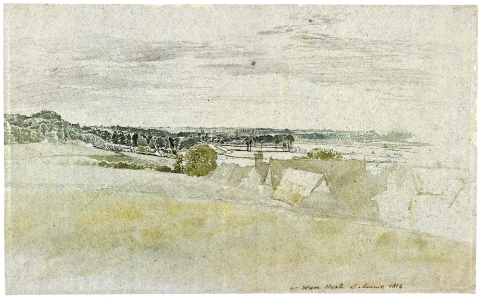 John Linnell - View of Amwell Hill, near Ware, in Hertfordshire, 1814