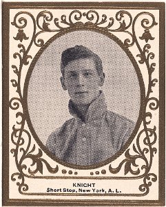 John Knight, New York Highlanders, baseball card portrait LCCN2007683791