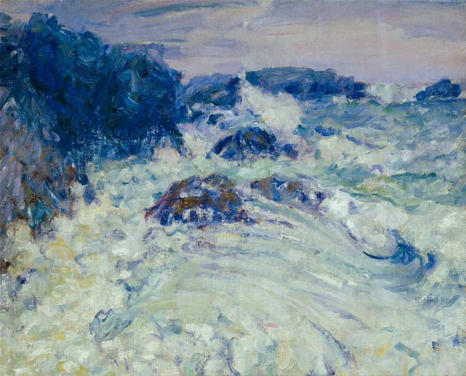 John Peter Russell - Rough sea, Morestil - Google Art Project