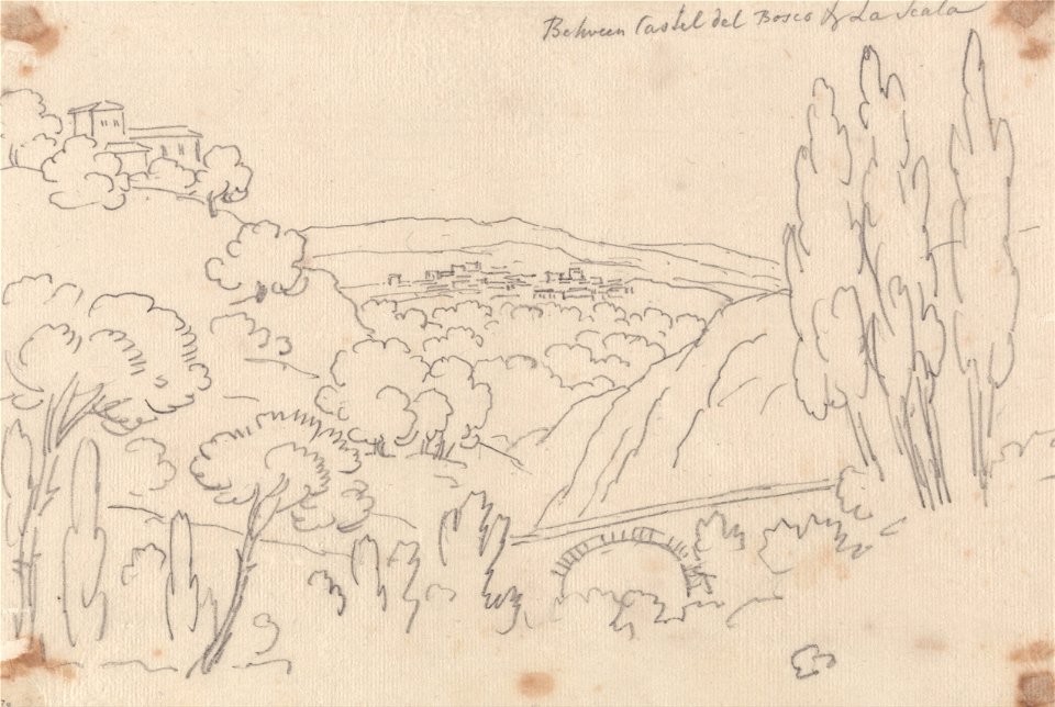 John Robert Cozens - Between Castel del Bosco and La Scala - Google Art Project