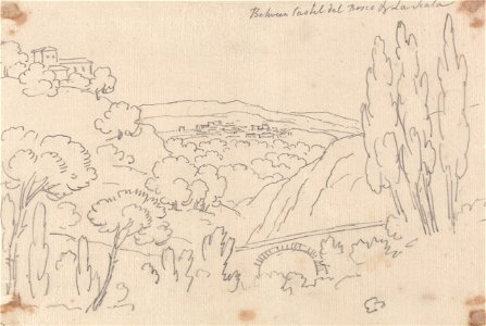 John Robert Cozens - Between Castel del Bosco and La Scala - Google Art Project
