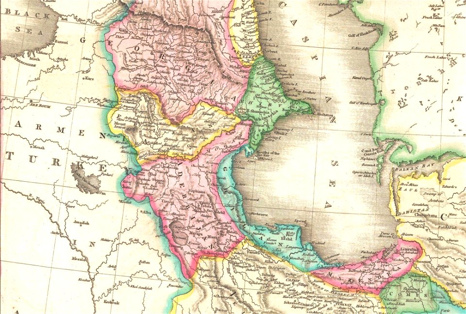 John Pinkerton. Map of Persia. 1818.A