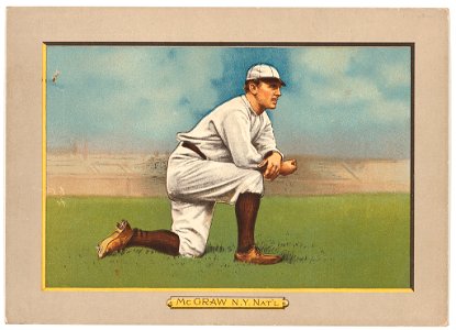 John McGraw, New York Giants, baseball card portrait LCCN2007685631