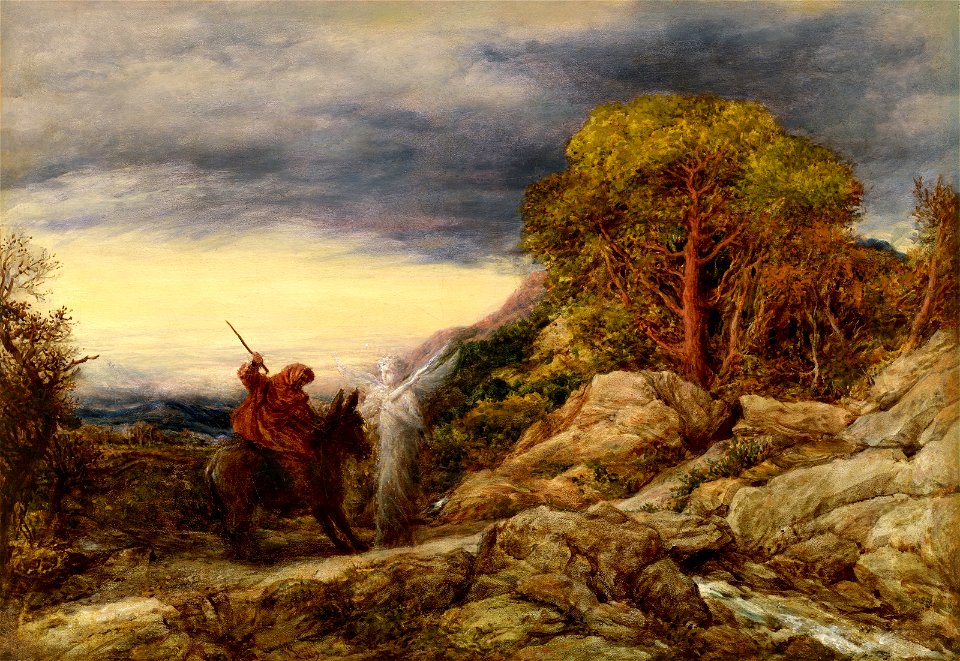 John Linnell the Elder - The Prophet Balaam and the Angel - 2011.611 - Museum of Fine Arts