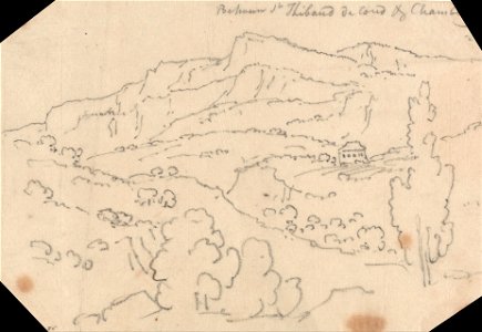 John Robert Cozens - Between Saint-Thibaud-de-Couz and Chambery - Google Art Project