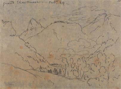 John Robert Cozens - Grand Chartreuse, October 24 - Google Art Project (2357923)