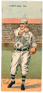 John Lobert-Earl Moore, Philadelphia Phillies, baseball card portrait LCCN2007683870