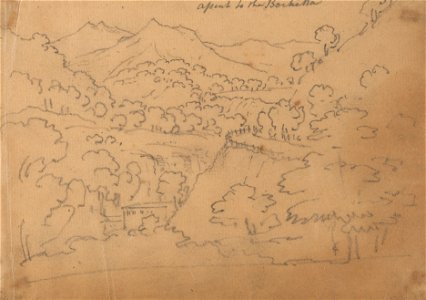 John Robert Cozens - Ascent to the Bochetta - Google Art Project