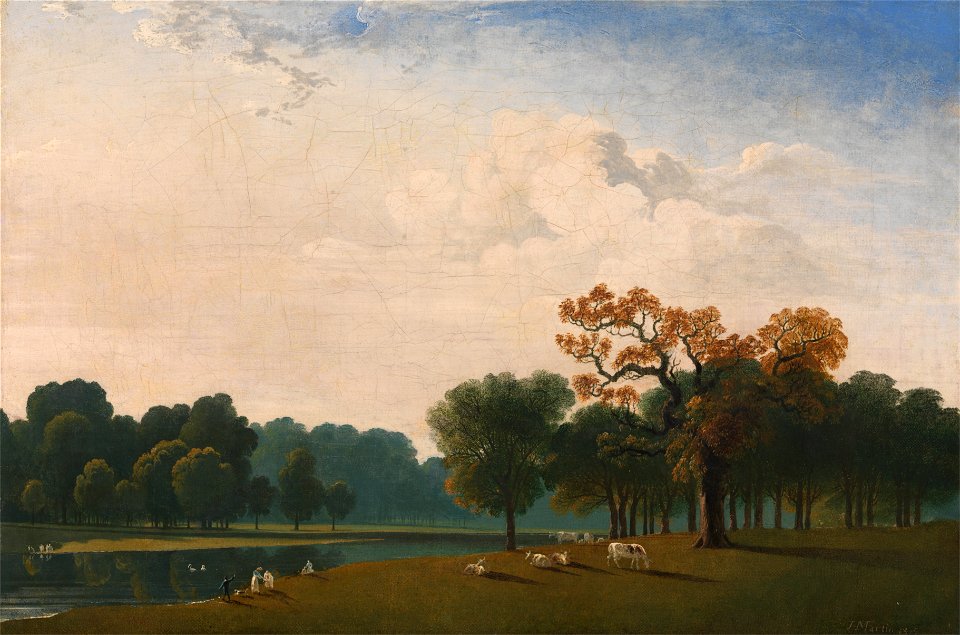 John Martin - Kensington Gardens - Google Art Project (2335652)