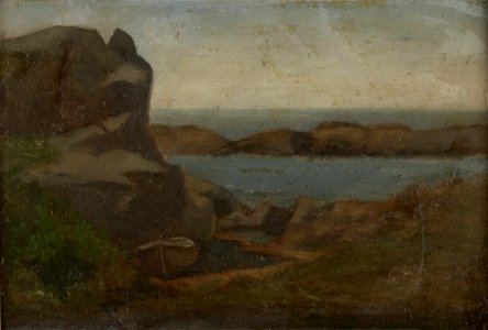 John La Farge - Old Boathouse Beach, Newport - y1948-23 - Princeton University Art Museum