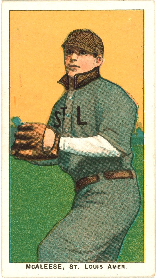 John McAleese, St. Louis Browns, baseball card portrait LCCN2008676629