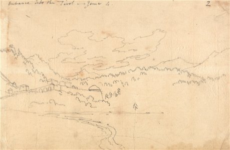 John Robert Cozens - Entrance Into the Tirol, June 4 - Google Art Project