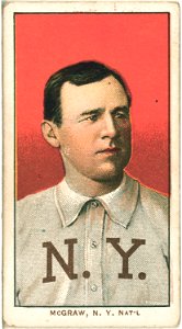John McGraw, New York Giants, baseball card portrait LCCN2008676496