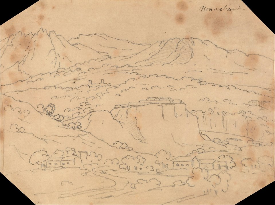 John Robert Cozens - Monmeliant - Google Art Project