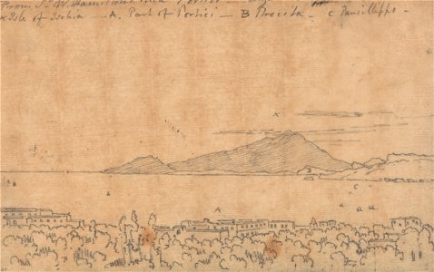 John Robert Cozens - From Sir W. Hamilton's Villa, Portici, August 12 - Google Art Project