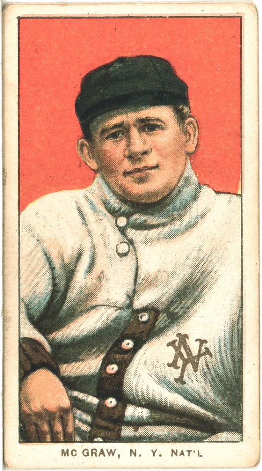 John McGraw, New York Giants, baseball card portrait LCCN2008676497