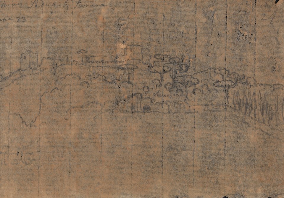 John Robert Cozens - Between Padua and Ferrara, June 23 - Google Art Project