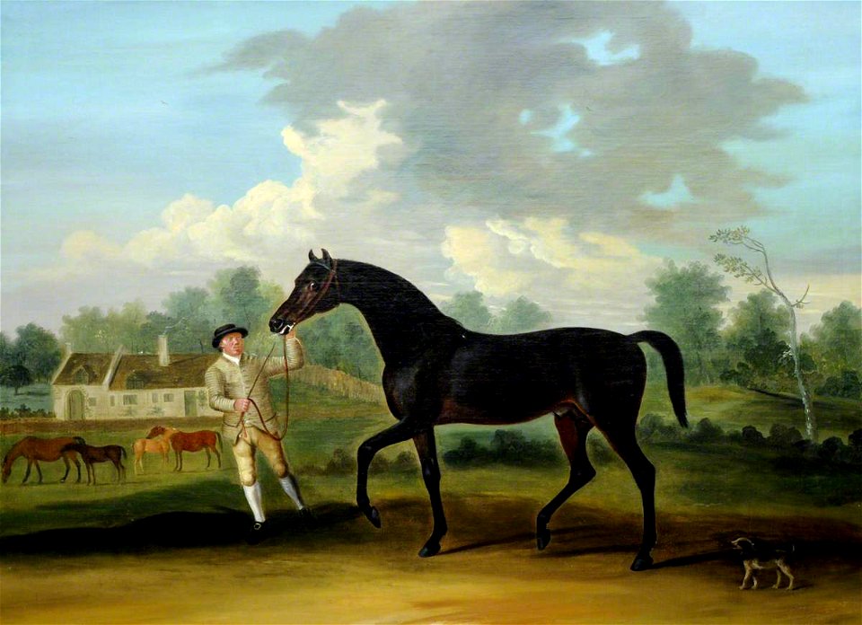 John Nost Sartorius (1759-1828) - 'Goldfinder', a Bay Hunter with a Groom and Other Horses - 290352 - National Trust