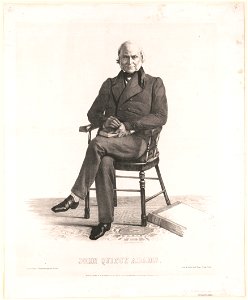 John Quincy Adams - taken from a daguerreotype by P. Haas ; lith. & publ. by P. Haas Wash. City. LCCN2013645252