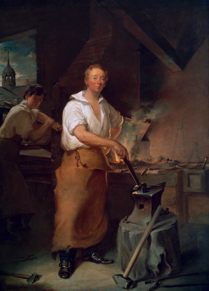 John Neagle - Pat Lyon at the Forge - Google Art Project