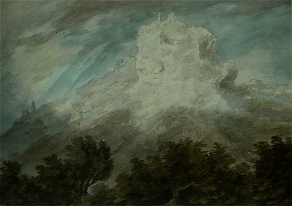 John Robert Cozens - View between Brixen and Bolzano
