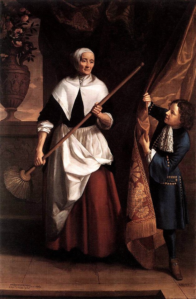 John Riley - Bridget Holmes, a Nonagenarian Housemaid - WGA19500