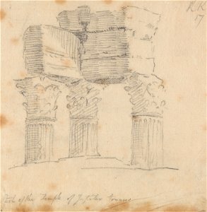 John Robert Cozens - Temple of Jupiter Tonans - Google Art Project
