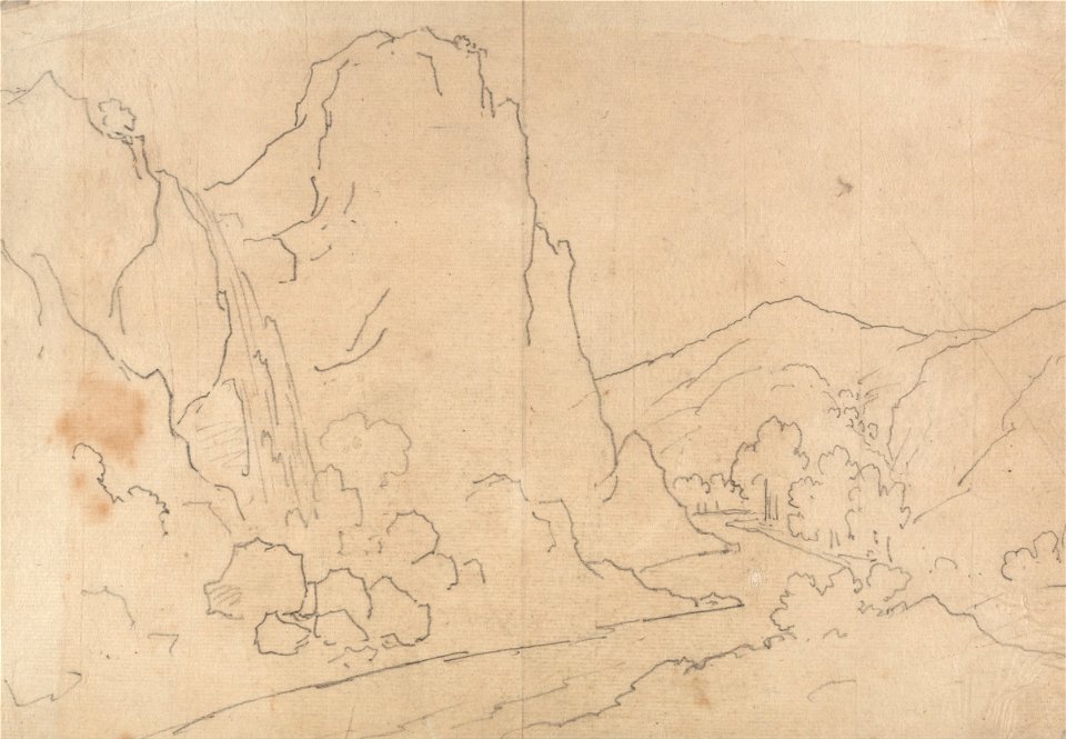 John Robert Cozens - Near Schönberg - Google Art Project
