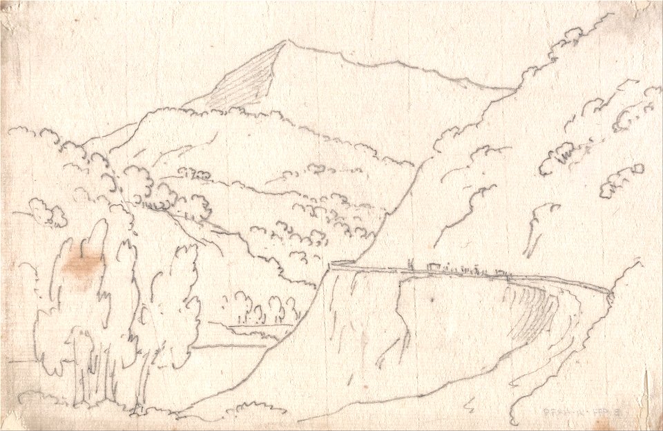 John Robert Cozens - Between Tavarnelle & Capriano - Google Art Project