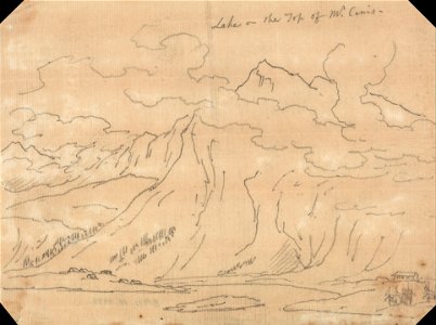 John Robert Cozens - Lake on the Top of Mont Cenis - Google Art Project